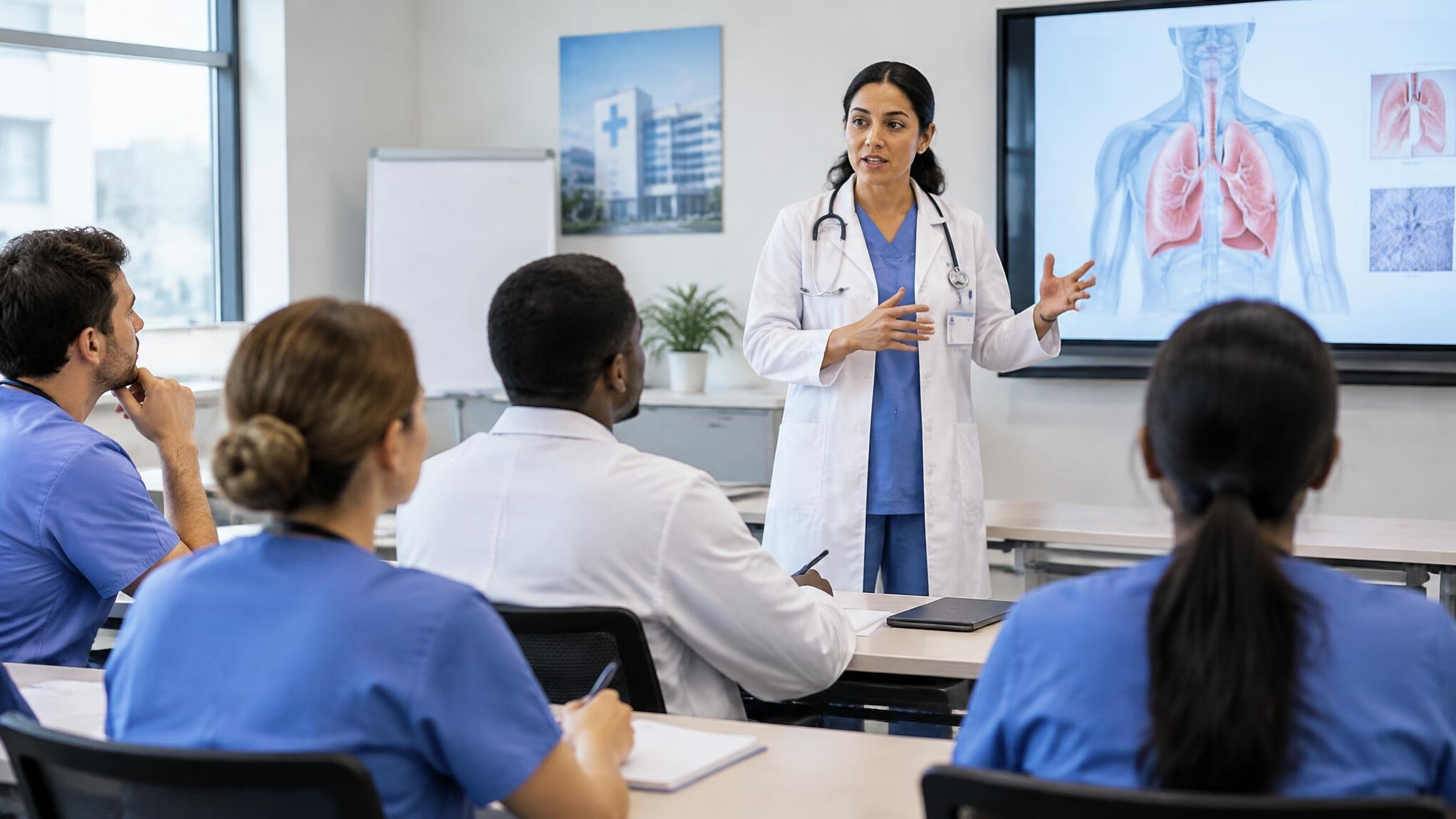 healthcare training session