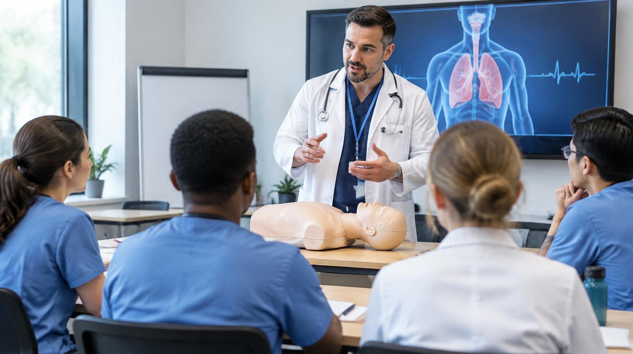 healthcare training session