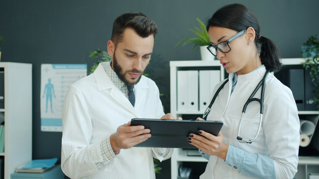 team meeting in healthcare